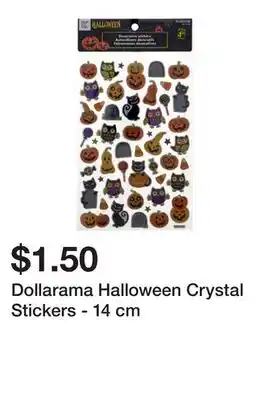 Dollarama Dollarama Halloween Crystal Stickers - 14 cm offer