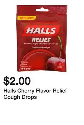 Dollarama Halls Cherry Flavor Relief Cough Drops offer