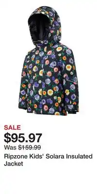 Sport Chek Ripzone Kids' Solara Insulated Jacket offer