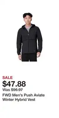 Sport Chek FWD Men's Push Aviate Winter Hybrid Vest offer