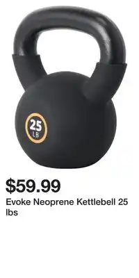 Sport Chek Evoke Neoprene Kettlebell 25 lbs offer