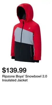 Sport Chek Ripzone Boys' Snowbowl 2.0 Insulated Jacket offer
