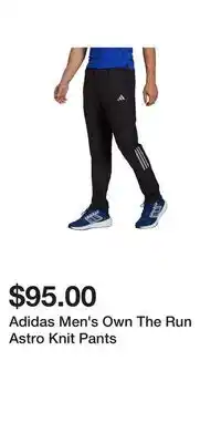 Sport Chek Adidas Men's Own The Run Astro Knit Pants offer