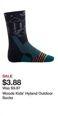 Sport Chek Woods Kids' Hyland Outdoor Socks offer