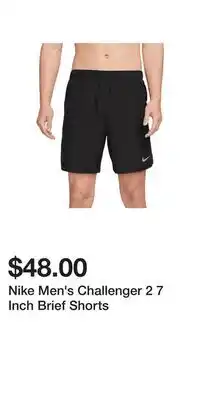 Sport Chek Nike Men's Challenger 2 7 Inch Brief Shorts offer