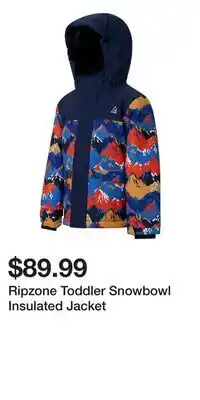 Sport Chek Ripzone Toddler Snowbowl Insulated Jacket offer