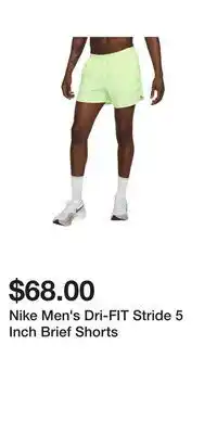 Sport Chek Nike Men's Dri-FIT Stride 5 Inch Brief Shorts offer