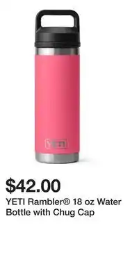 Sport Chek YETI Rambler 18 oz Water Bottle with Chug Cap offer