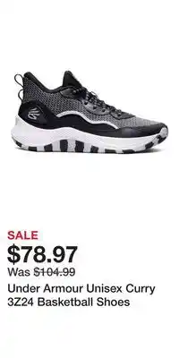 Sport Chek Under Armour Unisex Curry 3Z24 Basketball Shoes offer