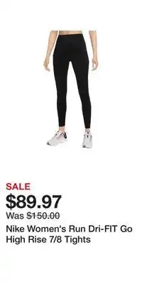 Sport Chek Nike Women's Run Dri-FIT Go High Rise 7/8 Tights offer