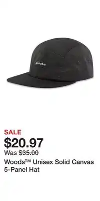 Sport Chek Woods Unisex Solid Canvas 5-Panel Hat offer