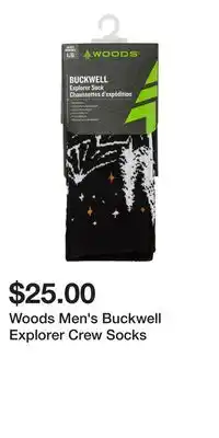 Sport Chek Woods Men's Buckwell Explorer Crew Socks offer