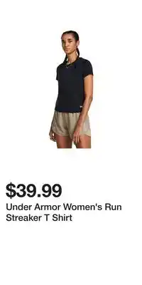 Sport Chek Under Armor Women's Run Streaker T Shirt offer