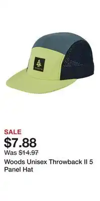 Sport Chek Woods Unisex Throwback II 5 Panel Hat offer