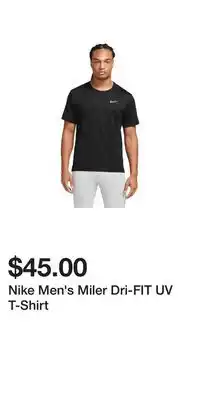 Sport Chek Nike Men's Miler Dri-FIT UV T-Shirt offer