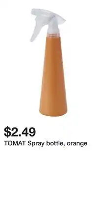 IKEA TOMAT Spray bottle, orange offer