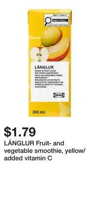IKEA LÅNGLUR Fruit- and vegetable smoothie, yellow/added vitamin C offer