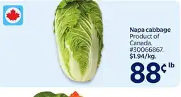 Walmart Napa Cabbage offer
