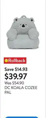 Walmart DC KOALA COZEE PAL offer