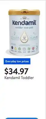 Walmart Kendamil Toddler offer