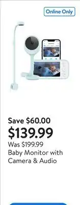 Walmart Baby Monitor with Camera & Audio offer