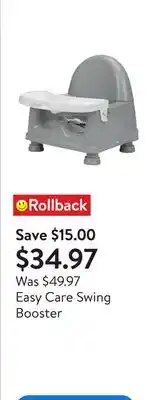 Walmart Easy Care Swing Booster offer