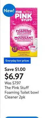 Walmart The Pink Stuff Foaming Toilet bowl Cleaner 2pk offer