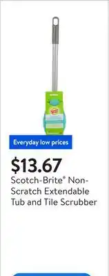 Walmart Scotch-Brite Non-Scratch Extendable Tub and Tile Scrubber offer