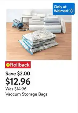 Walmart Vaccum Storage Bags offer