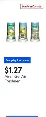 Walmart Airall Gel Air Freshner offer