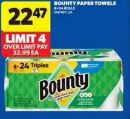 Real Canadian Superstore Bounty paper towels offer