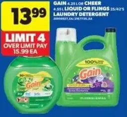 Real Canadian Superstore Gainor cheer and liquid or flings laundry detergent offer