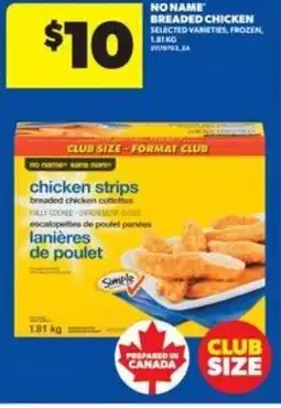 Real Canadian Superstore No name breaded chicken offer