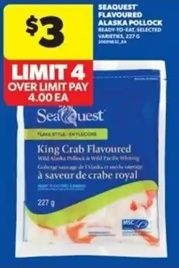Real Canadian Superstore Seaquest flavoured alaska pollock offer