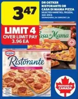 Real Canadian Superstore Droetker ristorante or casa di mama pizza offer