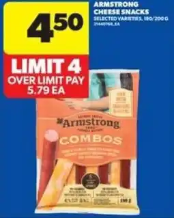 Real Canadian Superstore Armstrong cheese snacks offer
