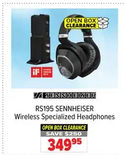 2001 Audio Video RS195 SENNHEISER Wireless Specialized Headphones offer