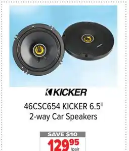 2001 Audio Video 46CSC654 KICKER 6.5 2-way Car Speakers offer