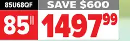 2001 Audio Video 85U68QF 85 MINI-LED 144HZ 1000 NIT offer