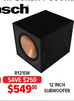 2001 Audio Video R121SW 12 INCH SUBWOOFER offer