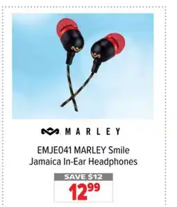 2001 Audio Video EMJE041 MARLEY Smile Jamaica In-Ear Headphones offer