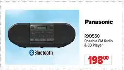 2001 Audio Video RXD550 Portable FM Radio & CD Player offer