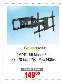 2001 Audio Video PMD111 Tilt Mount For 37-70 Inch TVs-Max 143lbs offer