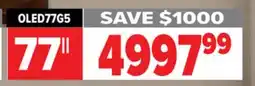 2001 Audio Video OLED77G5 LG 77 OLED ALP11 GALLERY 4K WALL offer