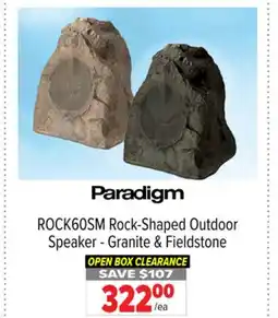 2001 Audio Video ROCK60SM Shaped Outdoor Speaker offer
