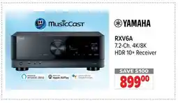 2001 Audio Video RXV6A YAMAHA 7.2-Ch. 4K/8K HDR 10+ Receiver offer