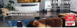 2001 Audio Video HWQ990F Q-series Sound Bar 11.1.4 Chanel Subwoofer & Rear Speaker offer