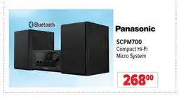 2001 Audio Video SCPM700 PANASONIC Compact Hi-Fi Micro System offer