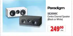 2001 Audio Video SE2000C Paradigm Centre Channel Speaker offer
