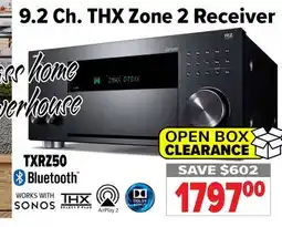 2001 Audio Video TXRZ50 9.2 Ch. THX Zone 2 Receiver offer